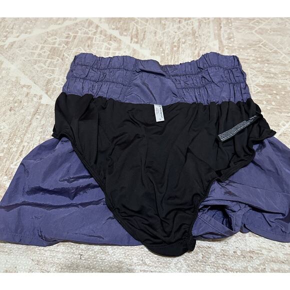 Free People Movement Shorts Womens Large Purple The Way Home High Rise Lined FP - Picture 4 of 6